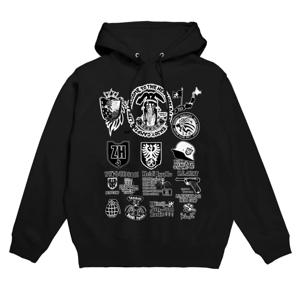 ハイジのキャンプのTATOO(黒バージョン） Hoodie