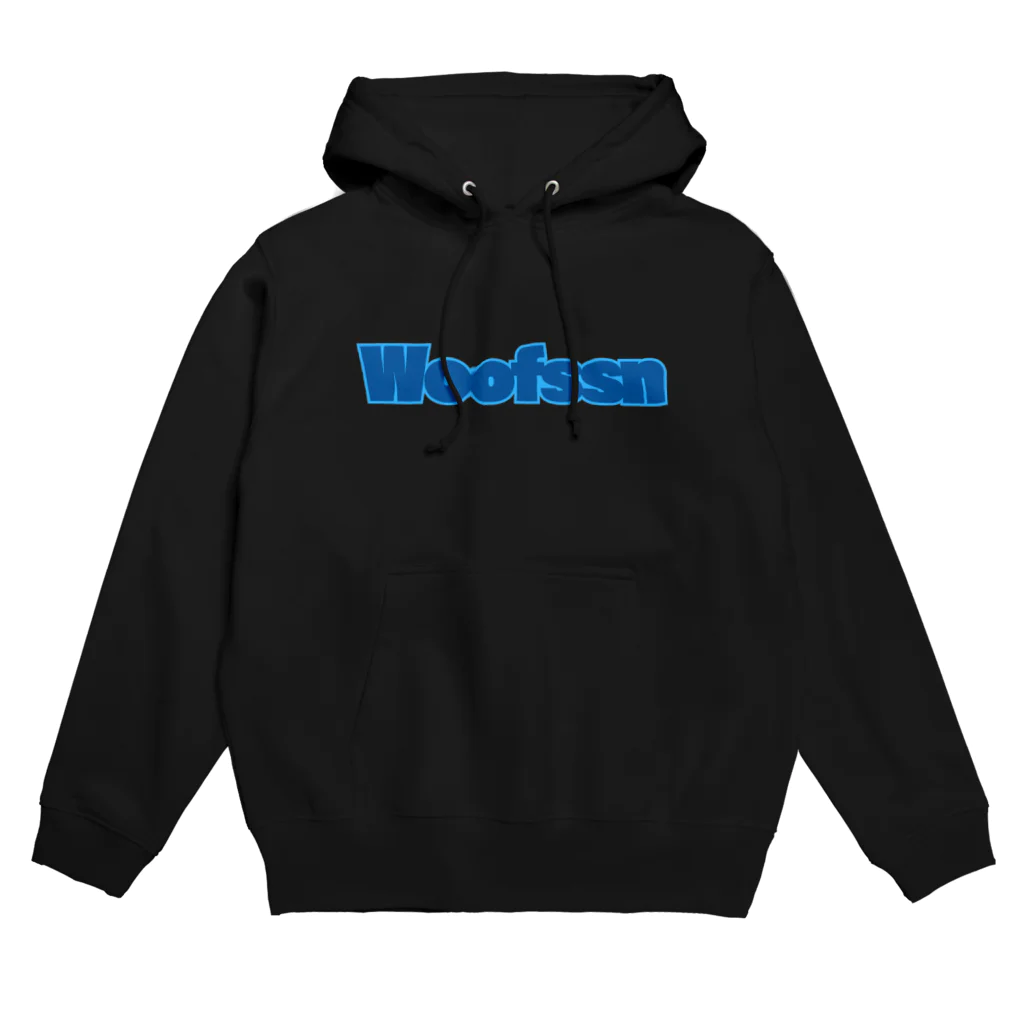 Woofssn™︎のwoofssn blue font  Hoodie