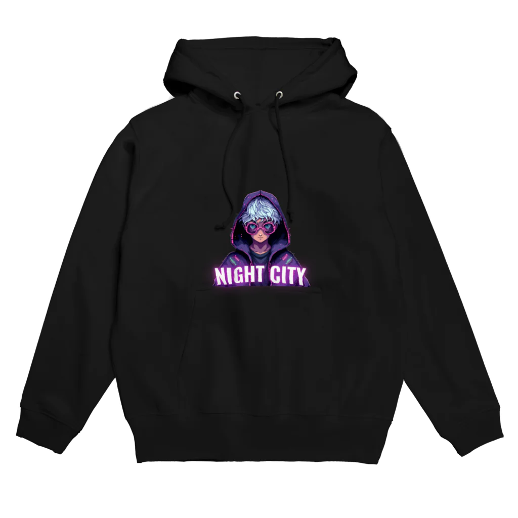 NIGHT_CITYのサイバーパンクボーイ 2 パーカー