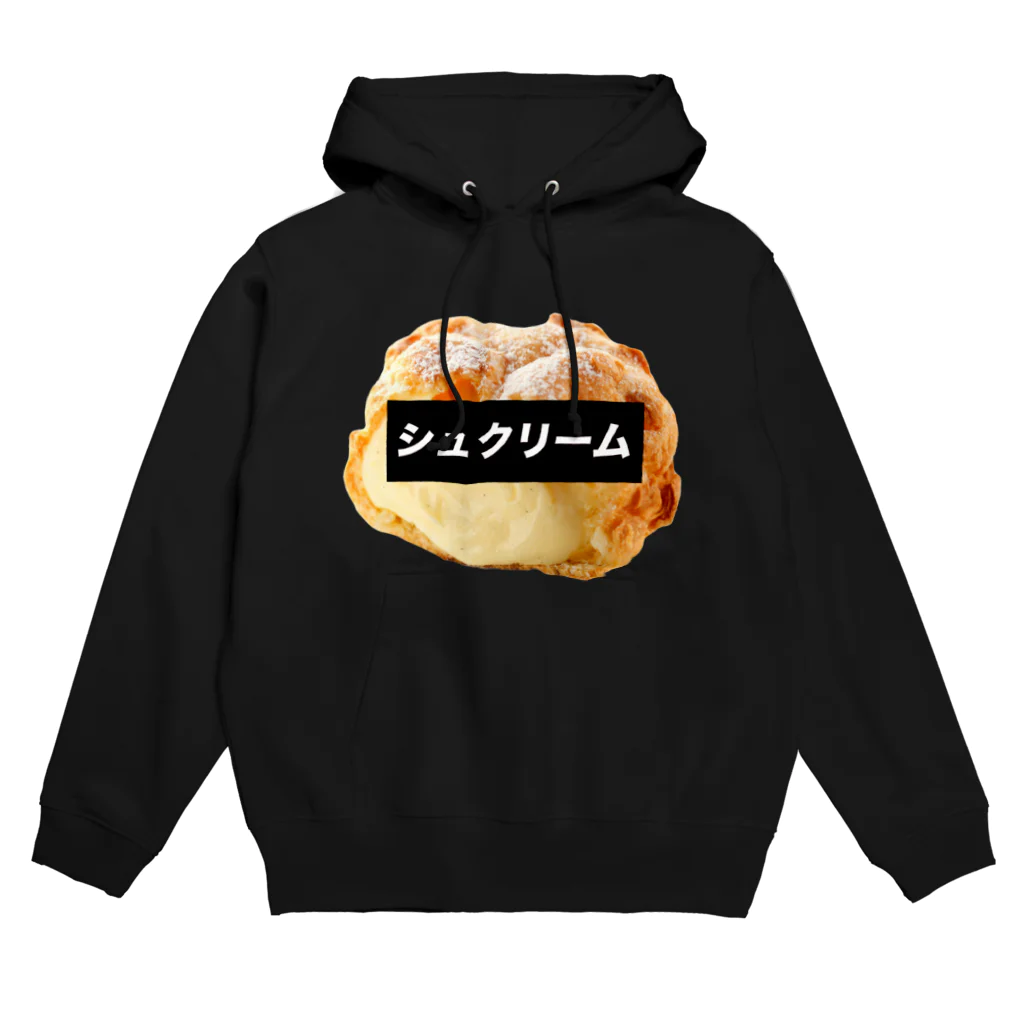 立花けんのグッズ屋さんのシュクリームパーカー(黒) Hoodie