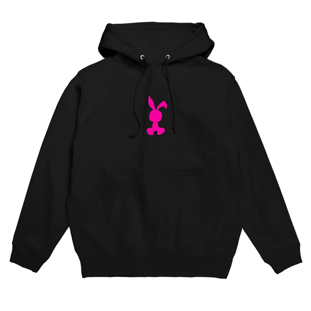 【KOTCH】 Tシャツショップのラビット　ピンク Hoodie