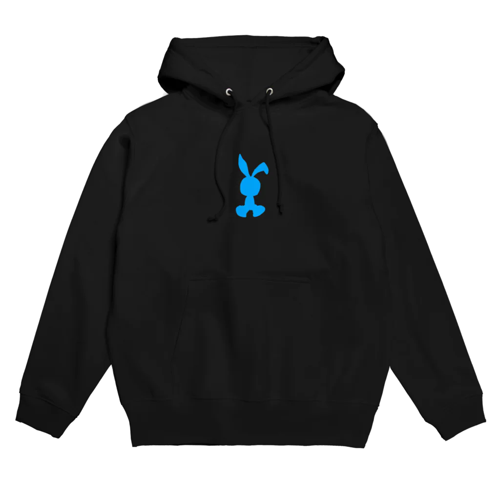 【KOTCH】 Tシャツショップのラビット　アクア Hoodie