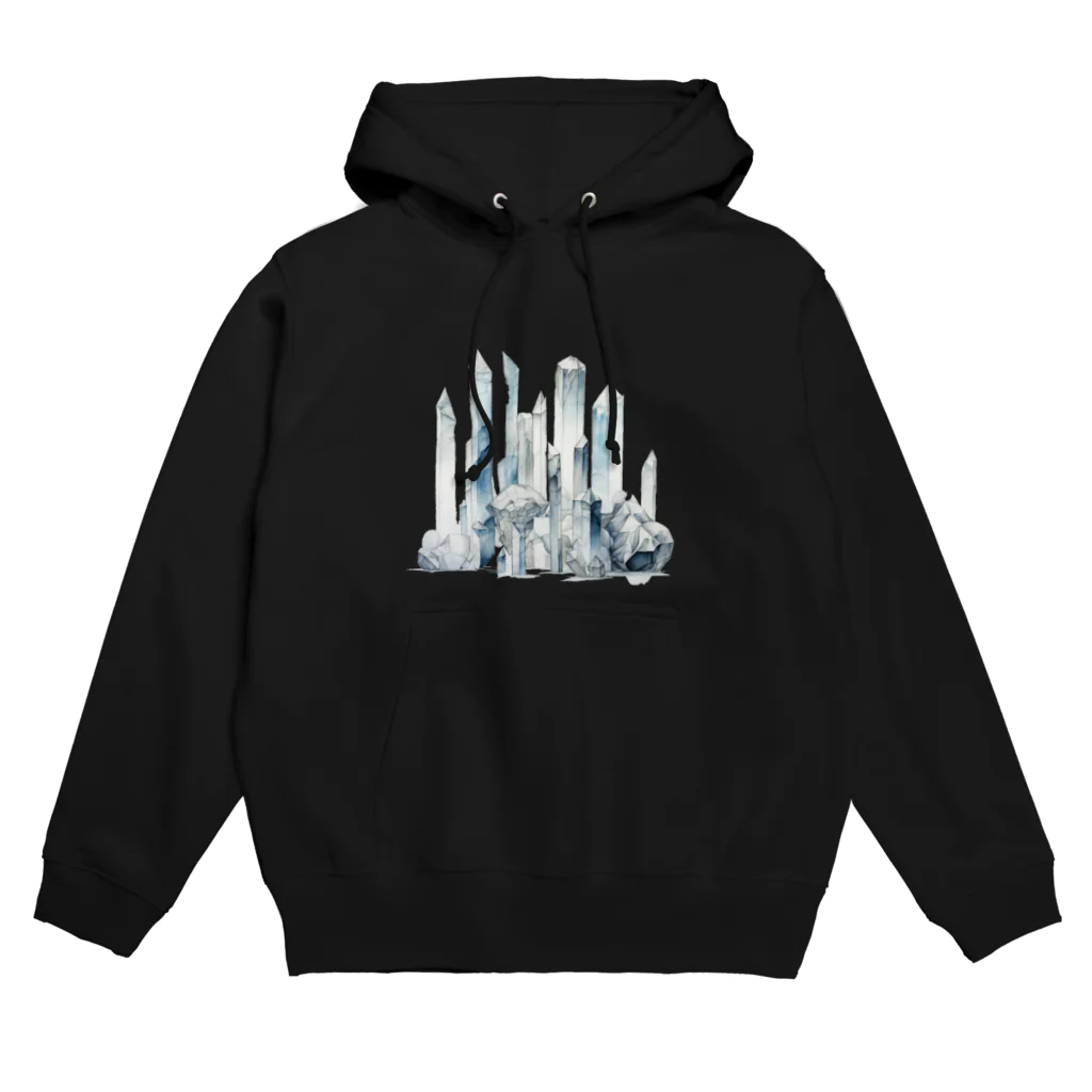 JXZOのアブストラクトアイスデザイン1 Hoodie