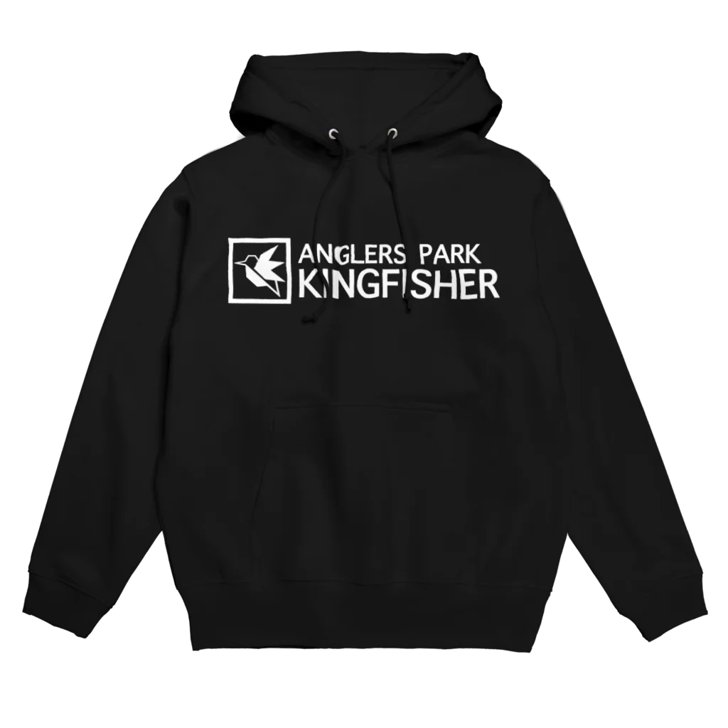 anglerspark_kingfisherのKINGFISHER LOGO -White- パーカー