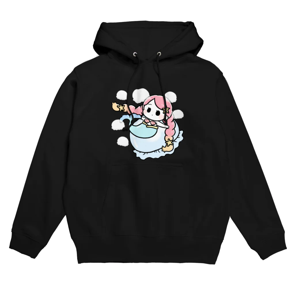 もぐのすずりのクラゲと仲良し Hoodie