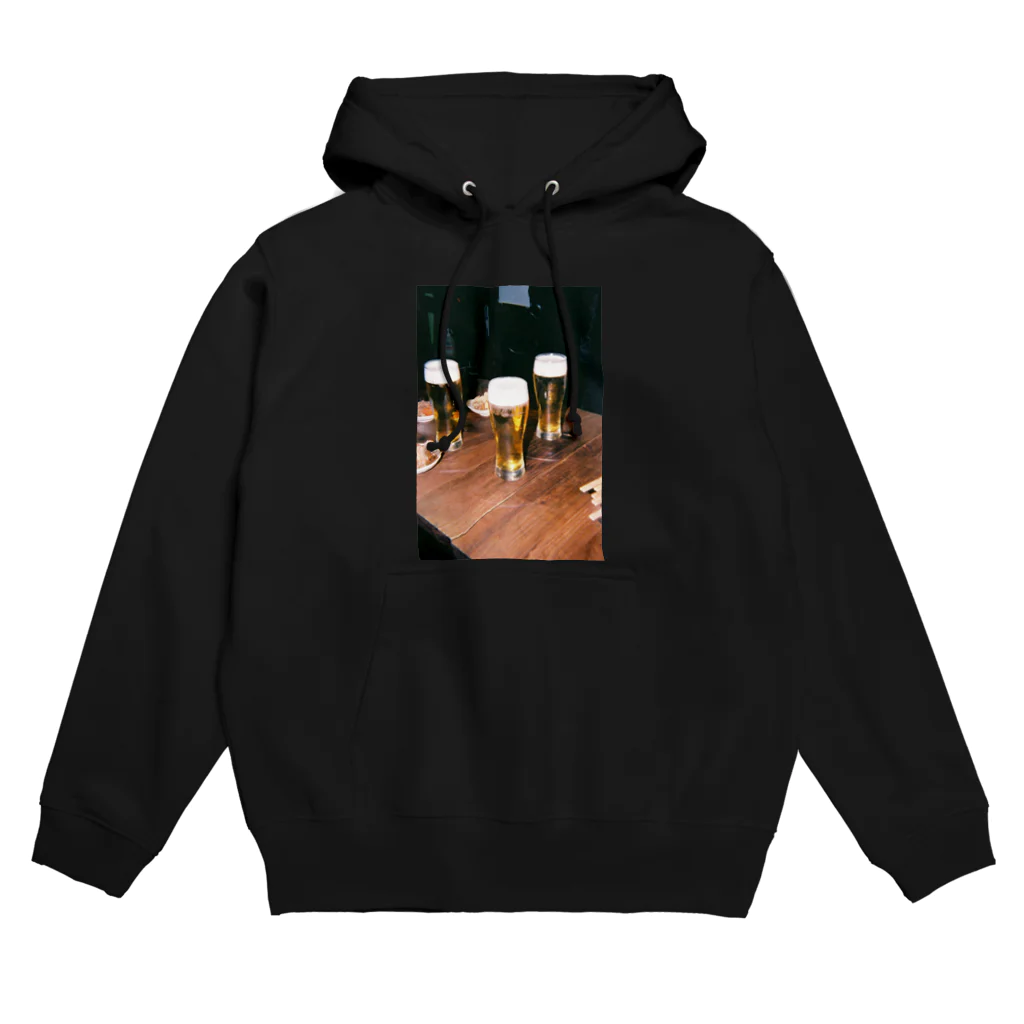 おゆの正直ビールは色で飲んでる Hoodie