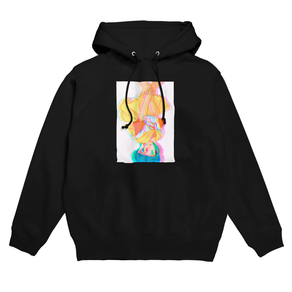 pipipiの逆さ女の子 Hoodie