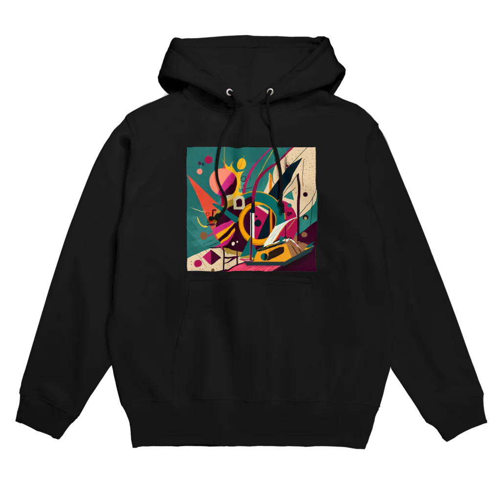 のんびりアート工房のガラクタアート Hoodie