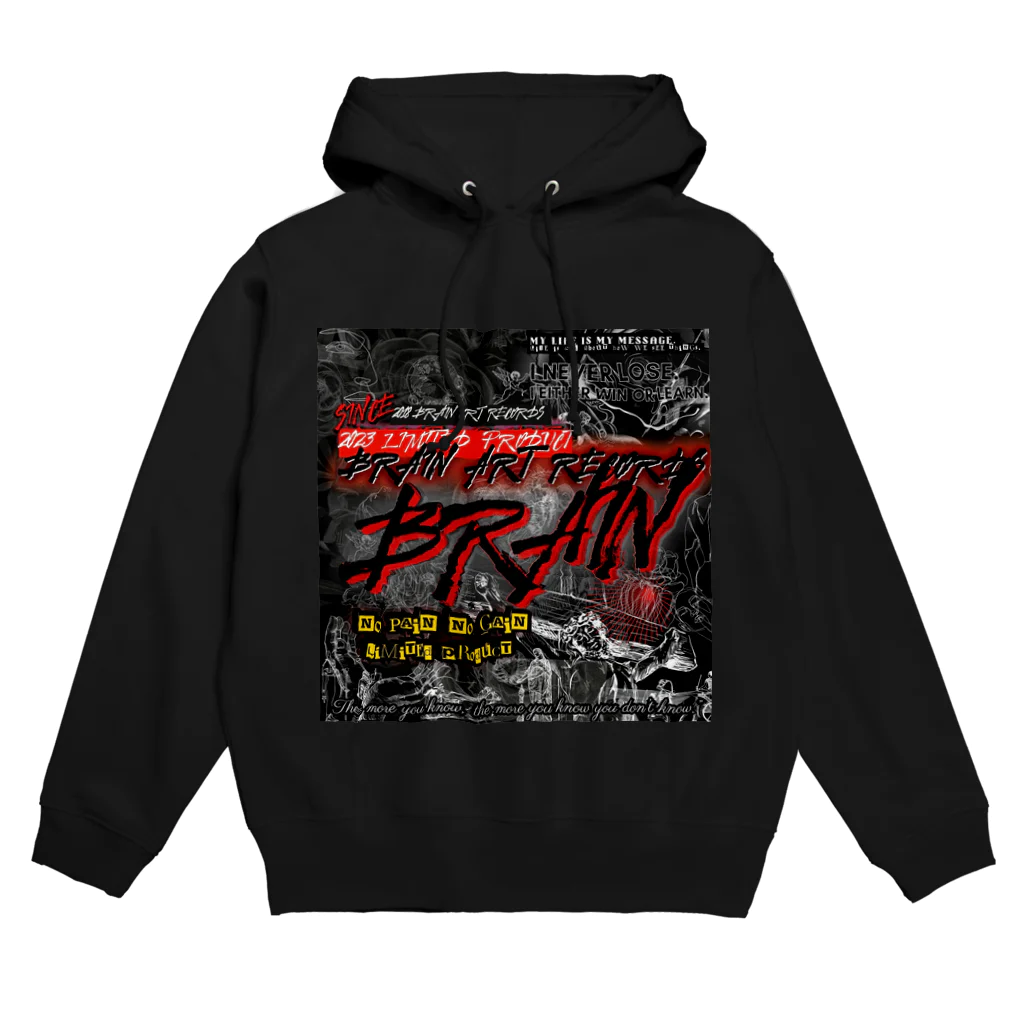 BRAIN ART RECORDSⒸの2023 A/W WEB SHOP limited Product Hoodie