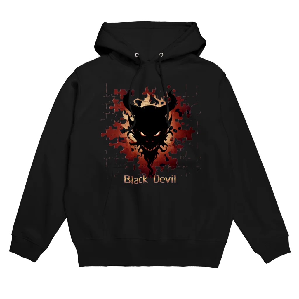 Lock-onの【Black Devil】01 Hoodie