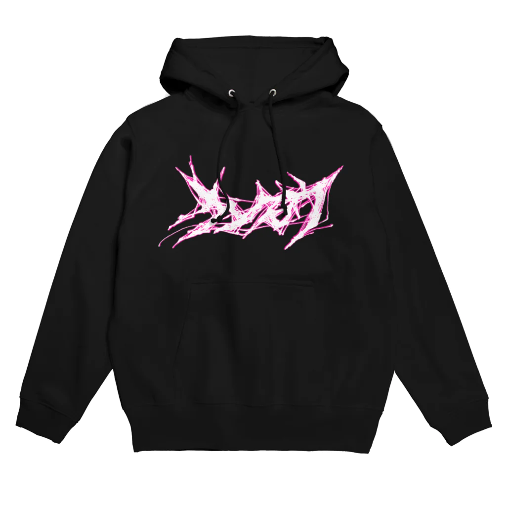 カンクロウのお店のカンクロウロゴ　ピンク Hoodie