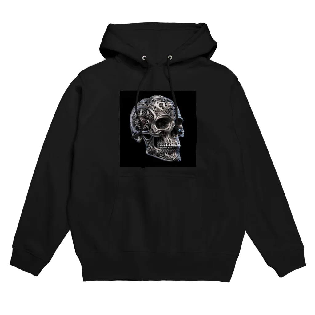 Tsumuri3Dの頭蓋骨 Hoodie