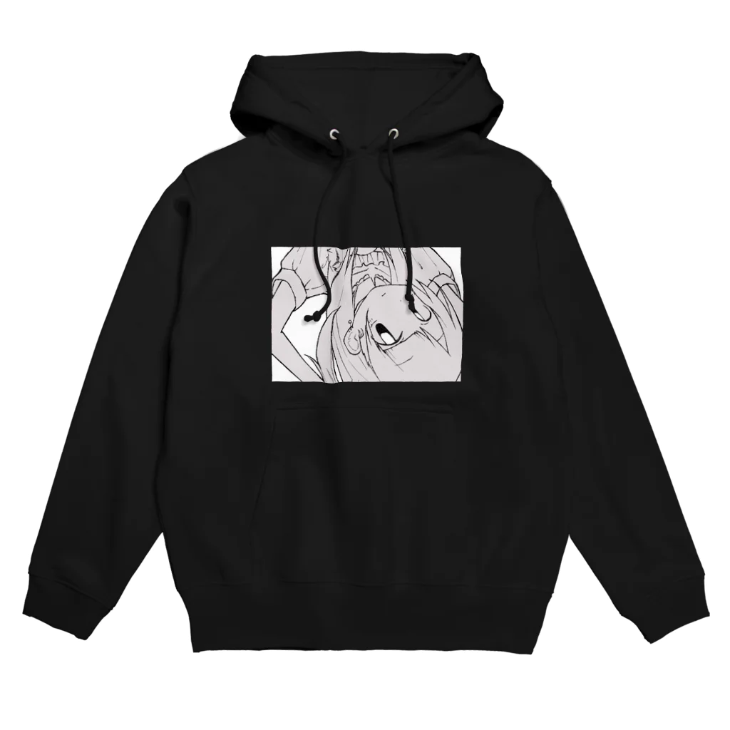 やきえび_ちゃんのさかさまメイド女の子 Hoodie