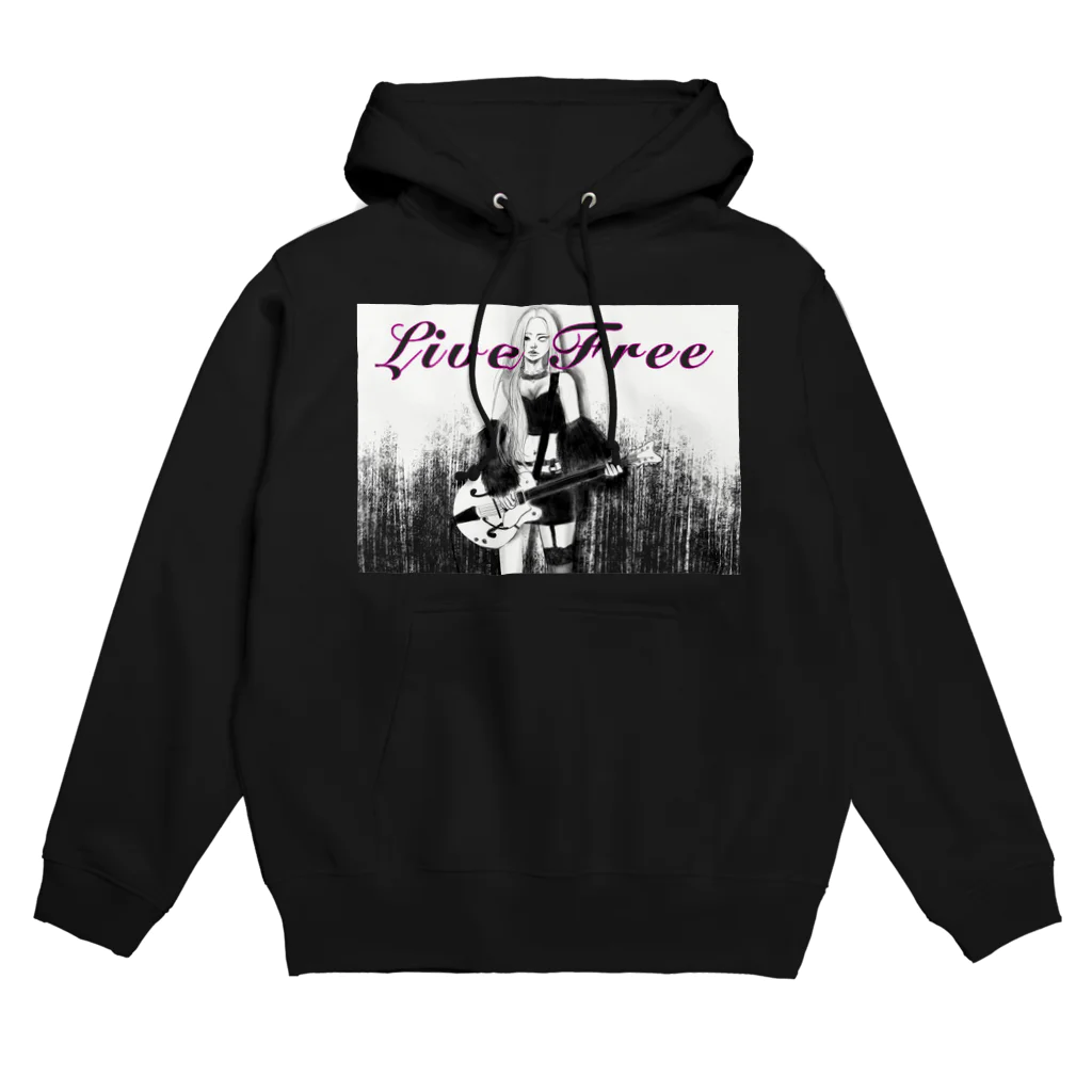 てち🐾のLive Free or Die Hoodie