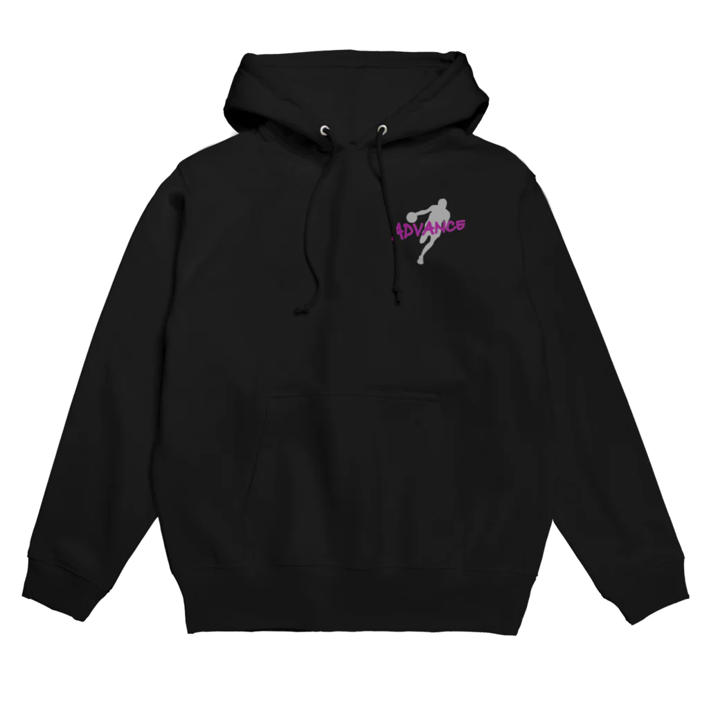 ADVANCE_basketballのADVANCE（グレーロゴ） Hoodie