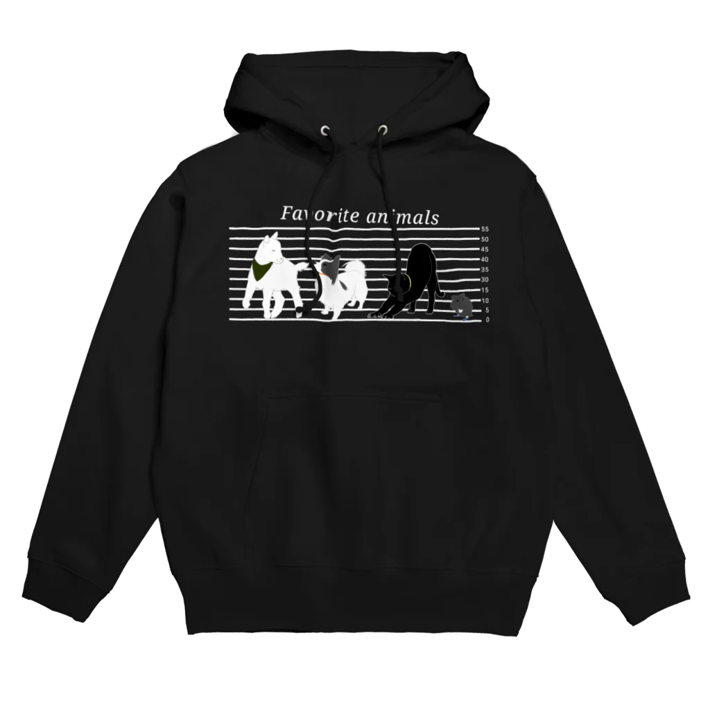 grapeのFavorite animals Hoodie