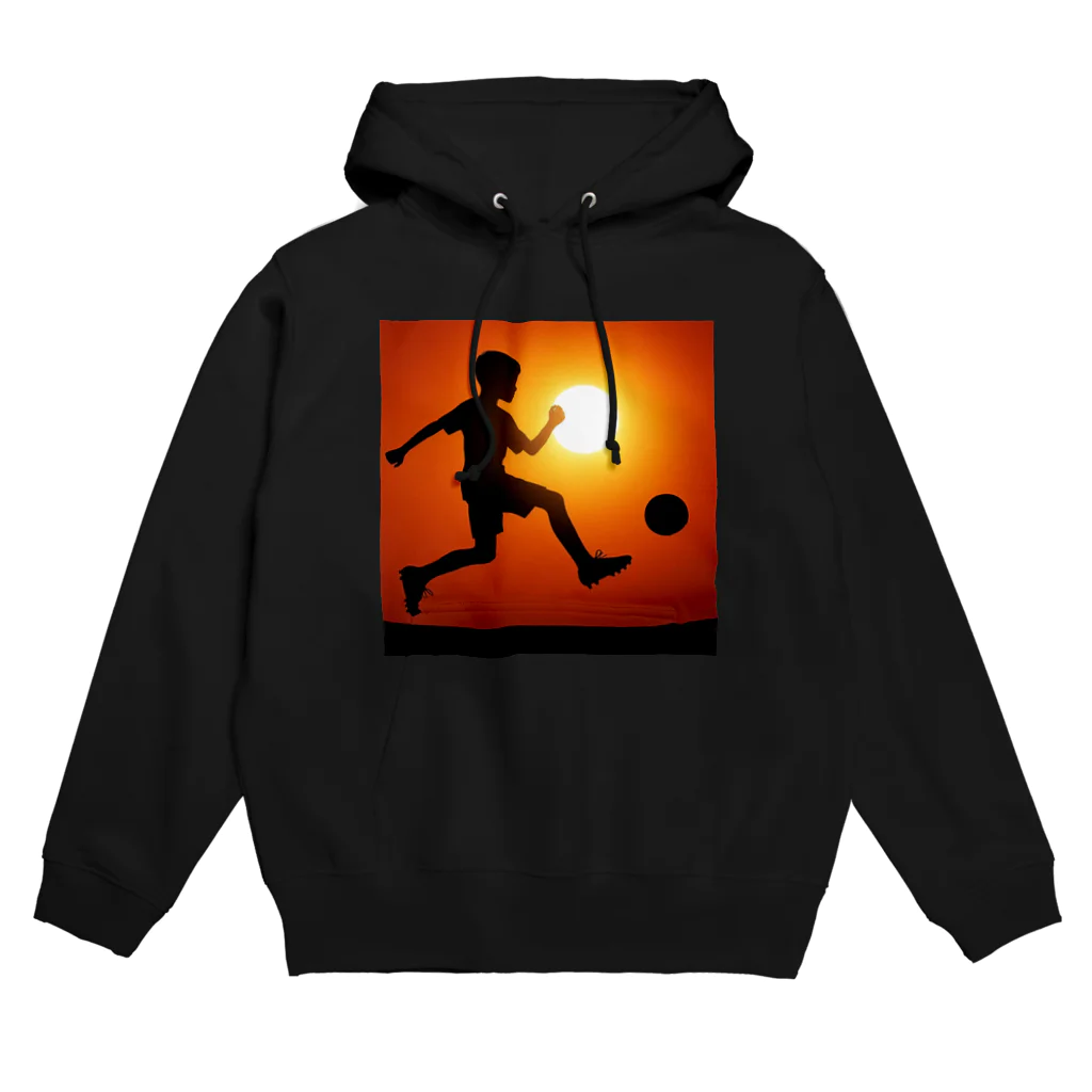 foot8のサッカー少年 Hoodie