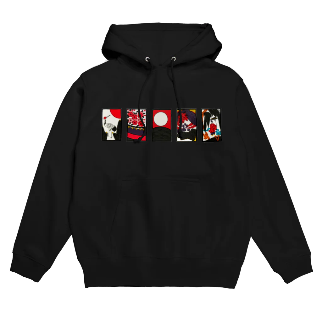 hide_and_seekの花札 五光 Hoodie