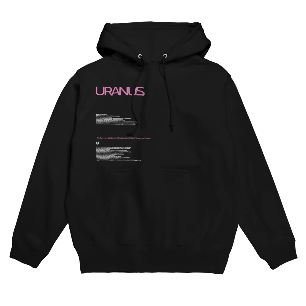 MercuriusのURANUS 白字 Hoodie