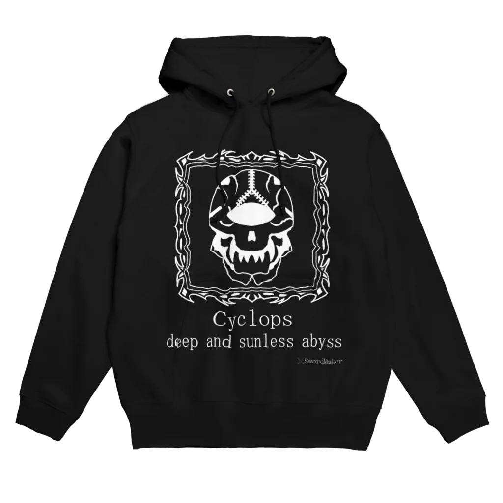 SwordMakerのサイクロプス　白　フーディ Hoodie