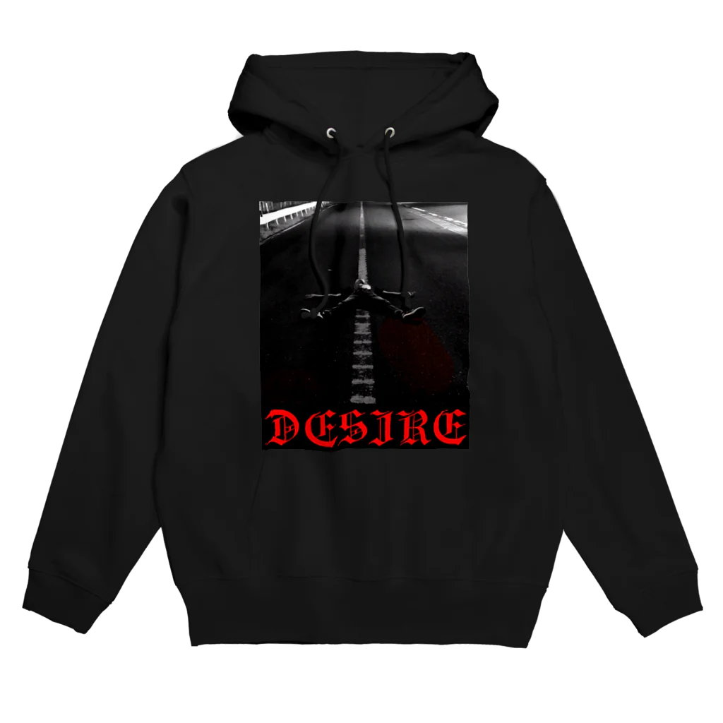 Desire のDie young hoodie パーカー
