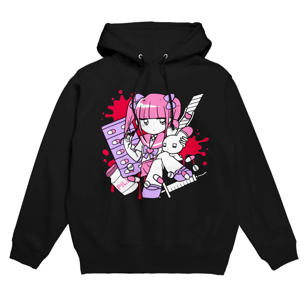 💗江崎びす子officialスズリ💗の病みかわの女王 Hoodie