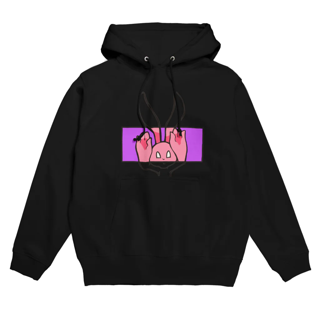 三日のウサギさんBOX Hoodie