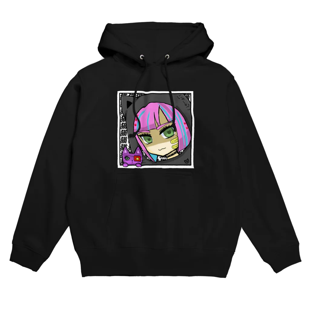 game._.nekoの猫女子 Hoodie