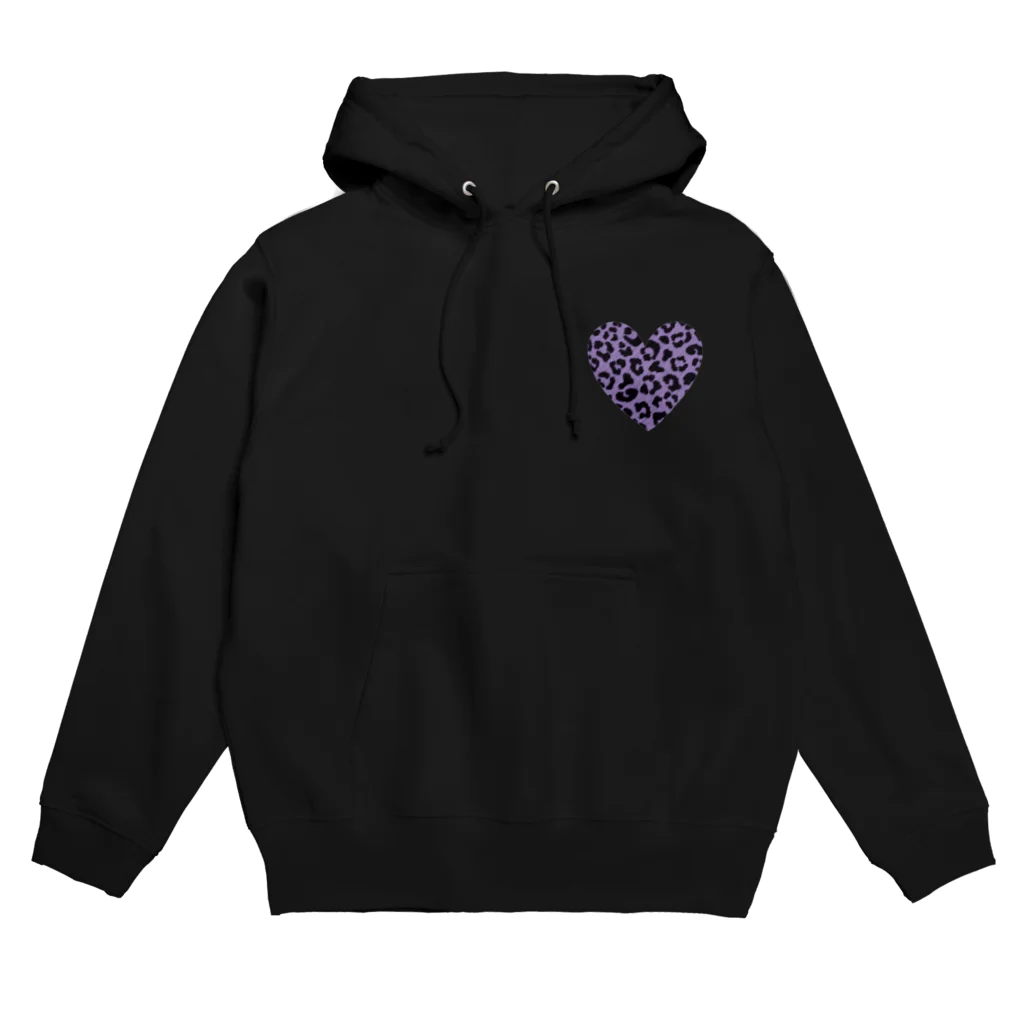 Shioのパープルレオパード Hoodie