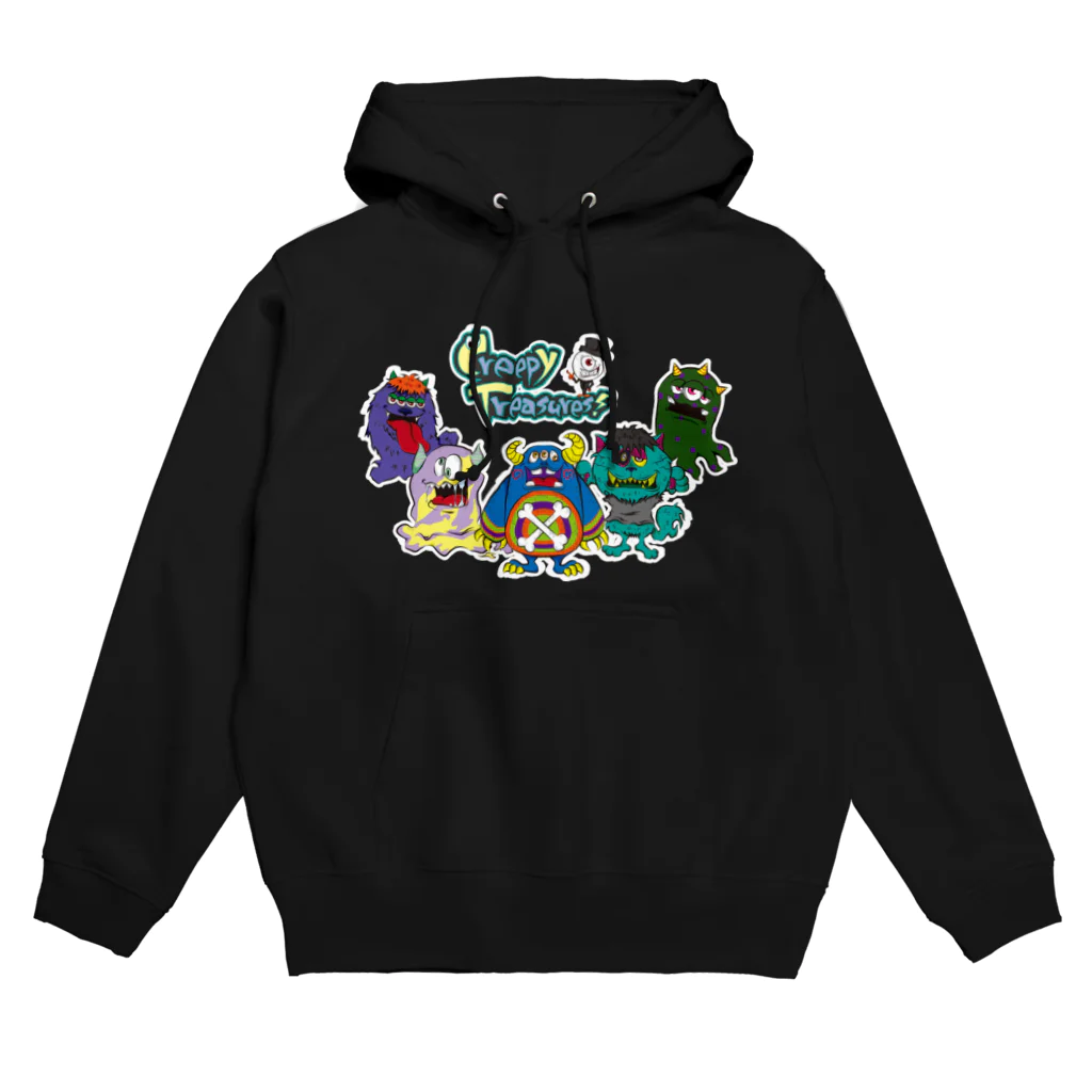 Creepy Treasures!のCreepy Treasures! Monsuter Familiy! Hoodie