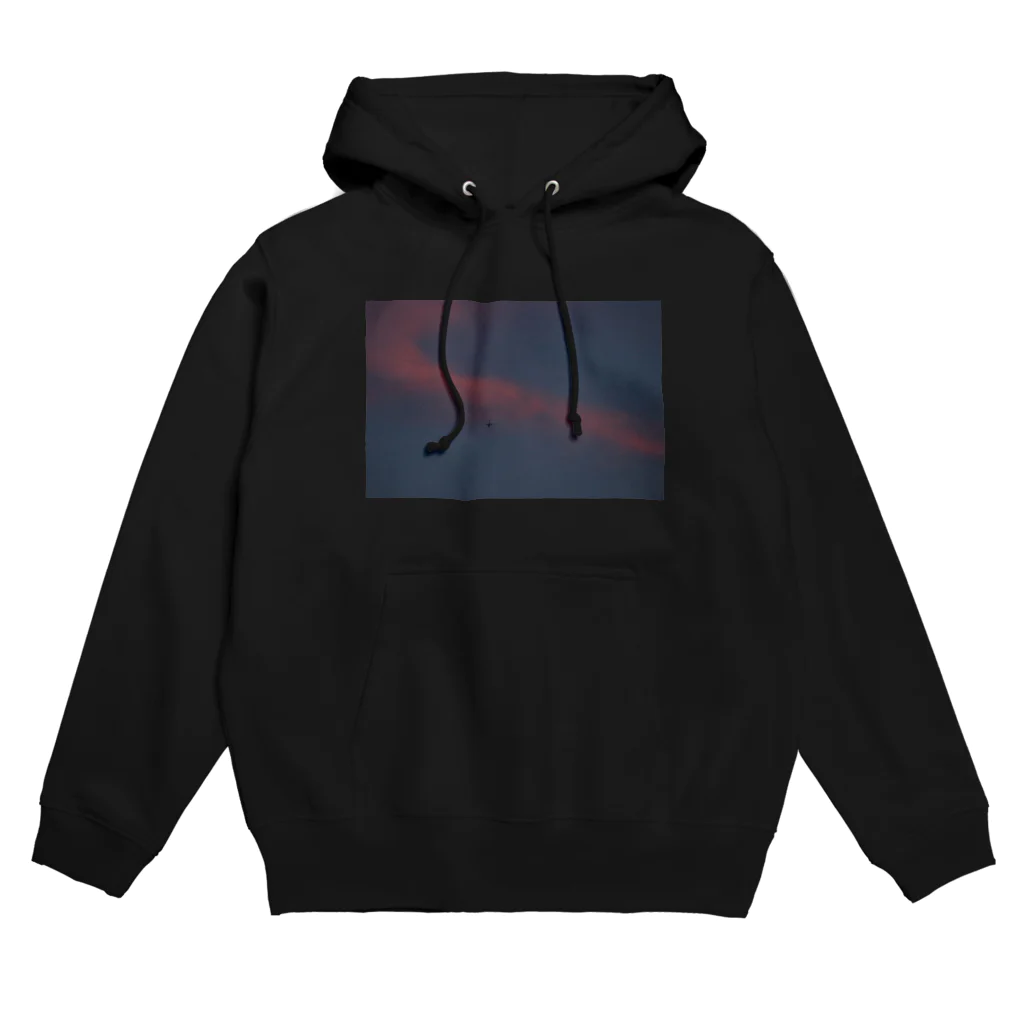 cozcozの夕焼け飛行機 Hoodie