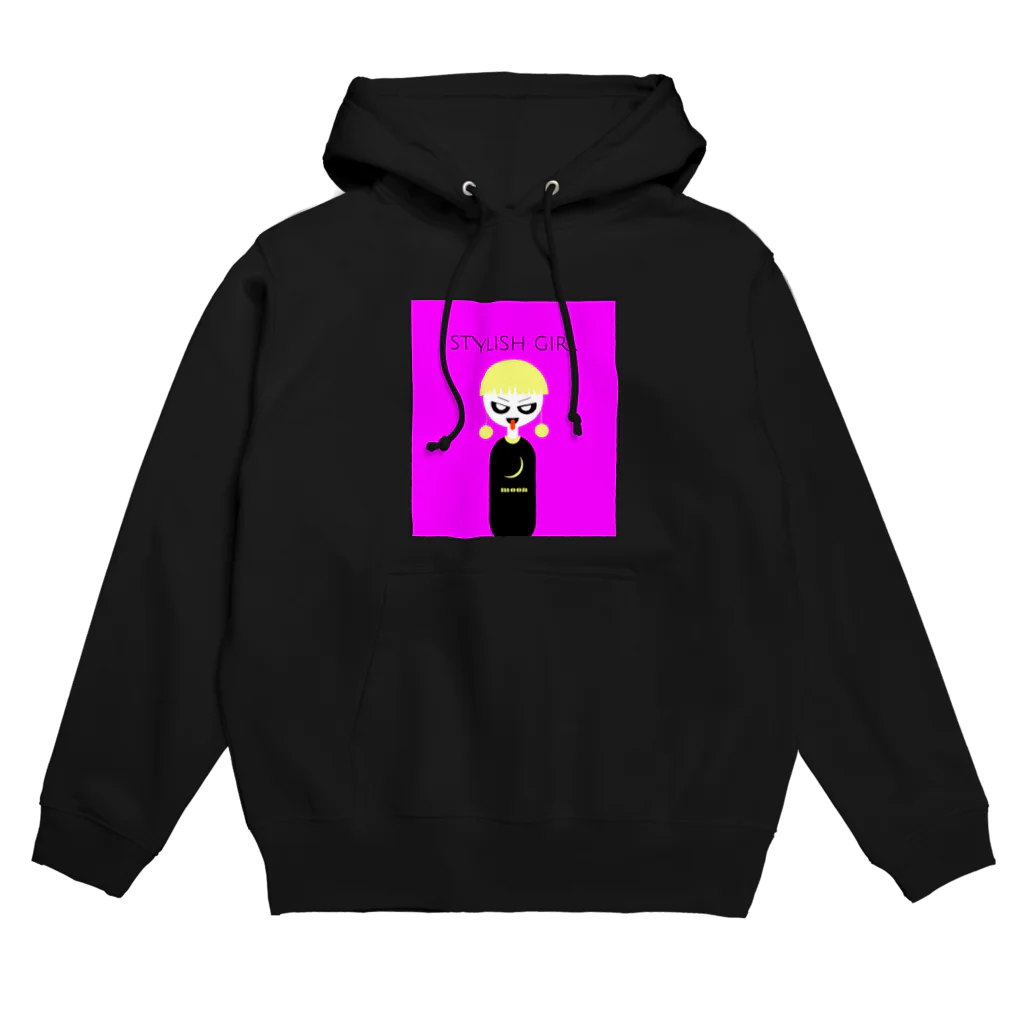 やまだのデザインのstylish girl Hoodie