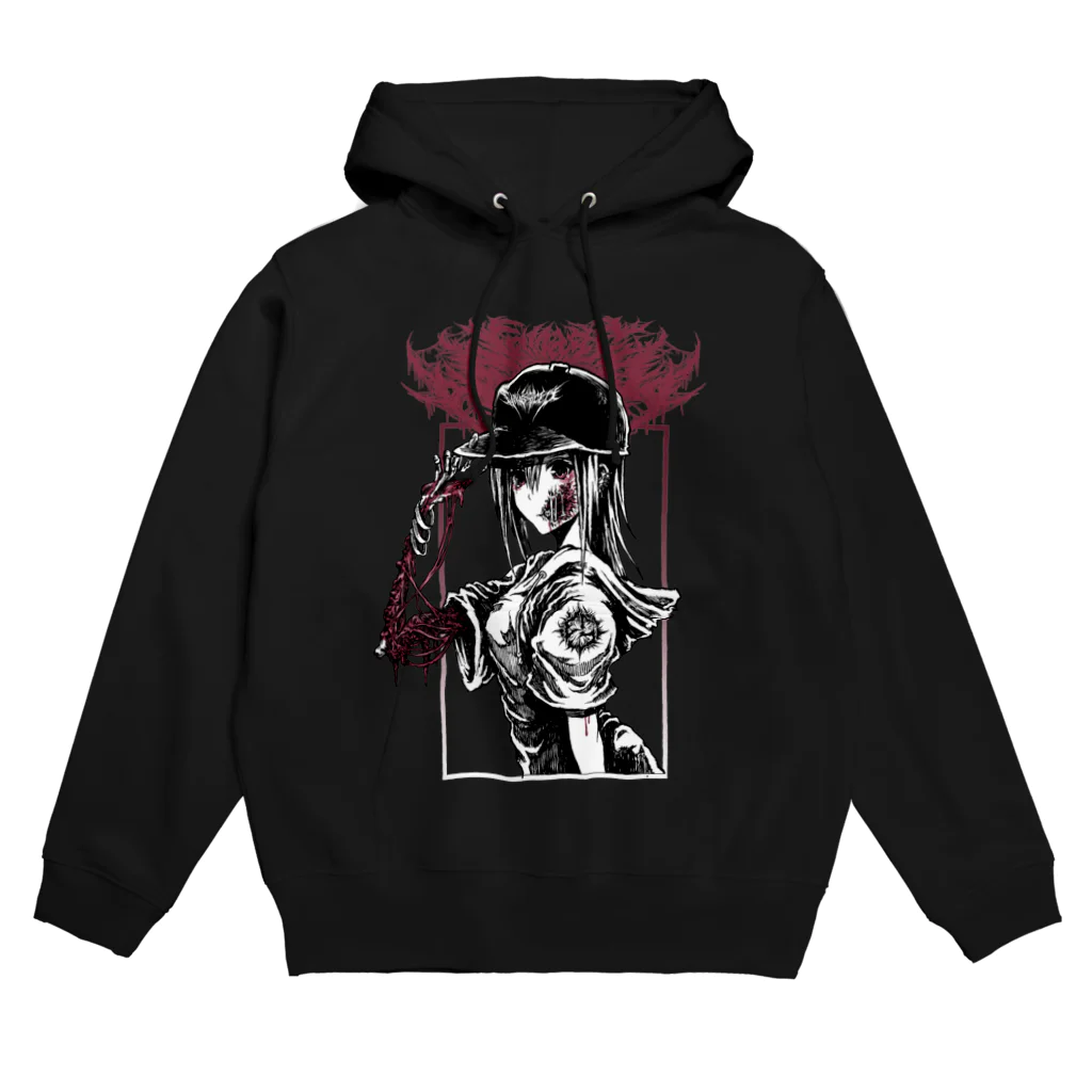 【Carnage Society】のGORE-GIRL4(BLACK) Hoodie