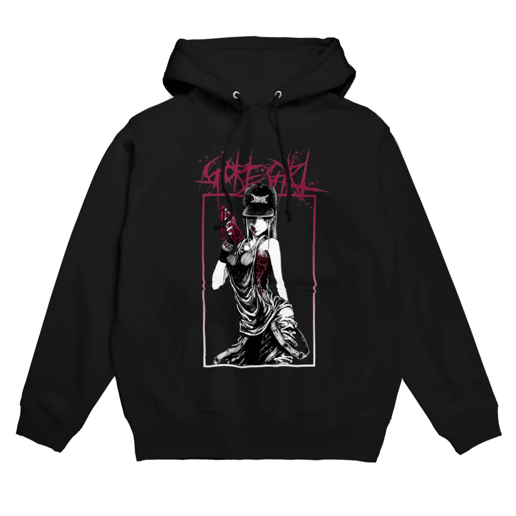 【Carnage Society】のGORE-GIRL5(BLACK) パーカー