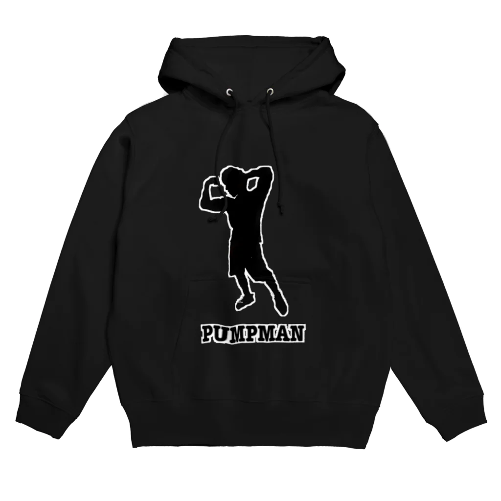 PUMPMAN(パンプマン)のPUMPMAN(黒マーク) Hoodie