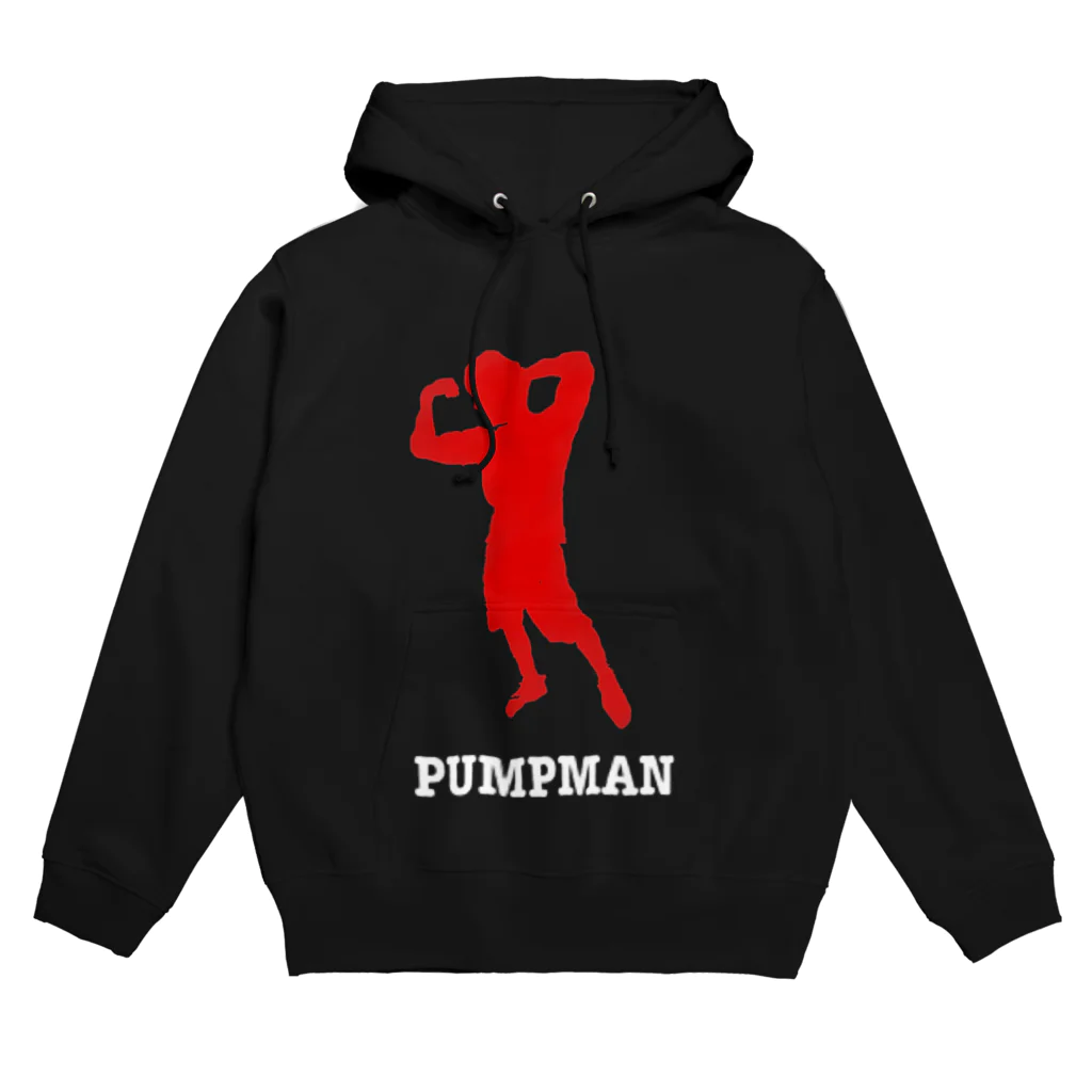 PUMPMAN(パンプマン)のPUMPMAN(赤マーク) Hoodie