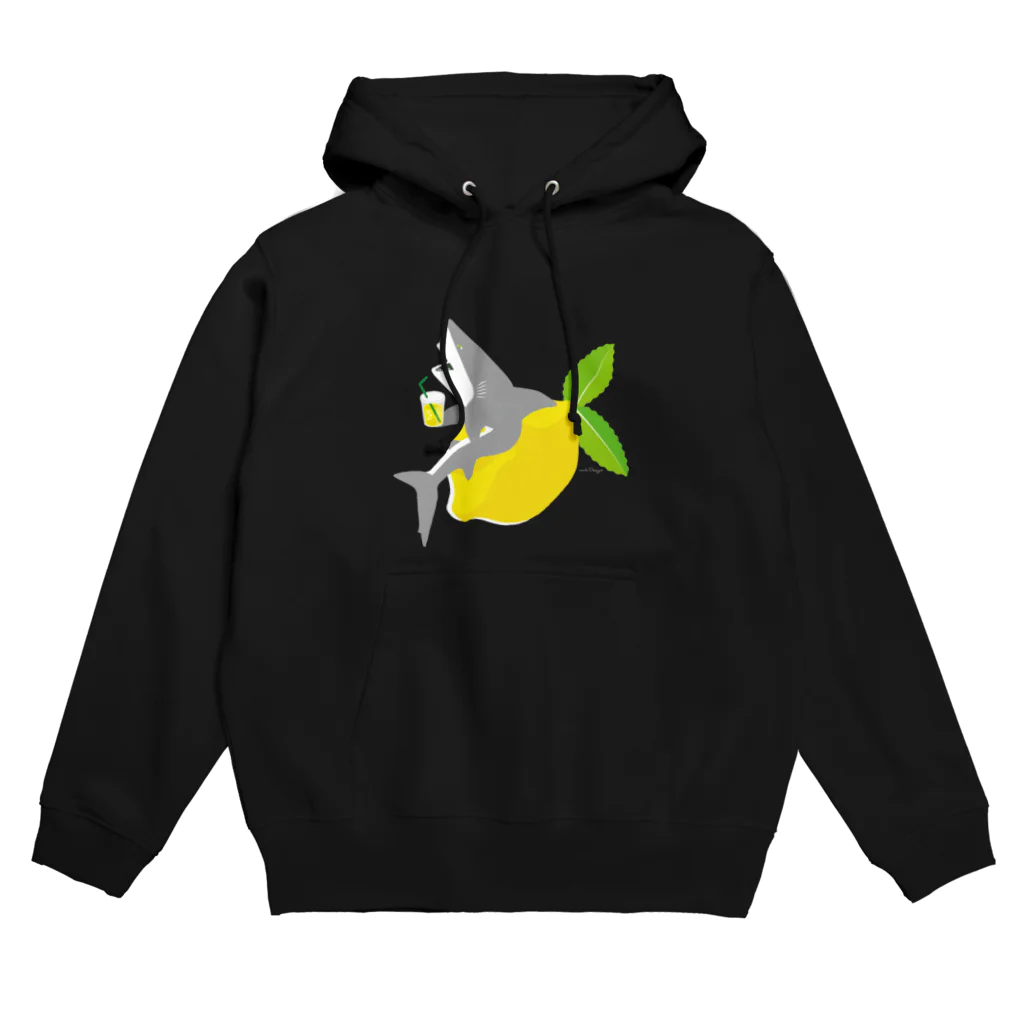 さかたようこ / サメ画家のレモネードサメ〈 濃いめの色味をお選びください 〉 Hoodie