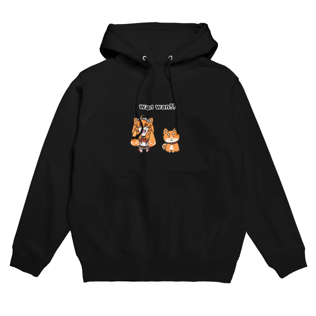 忠犬はちこの犬小屋ショップのWわんわん Hoodie