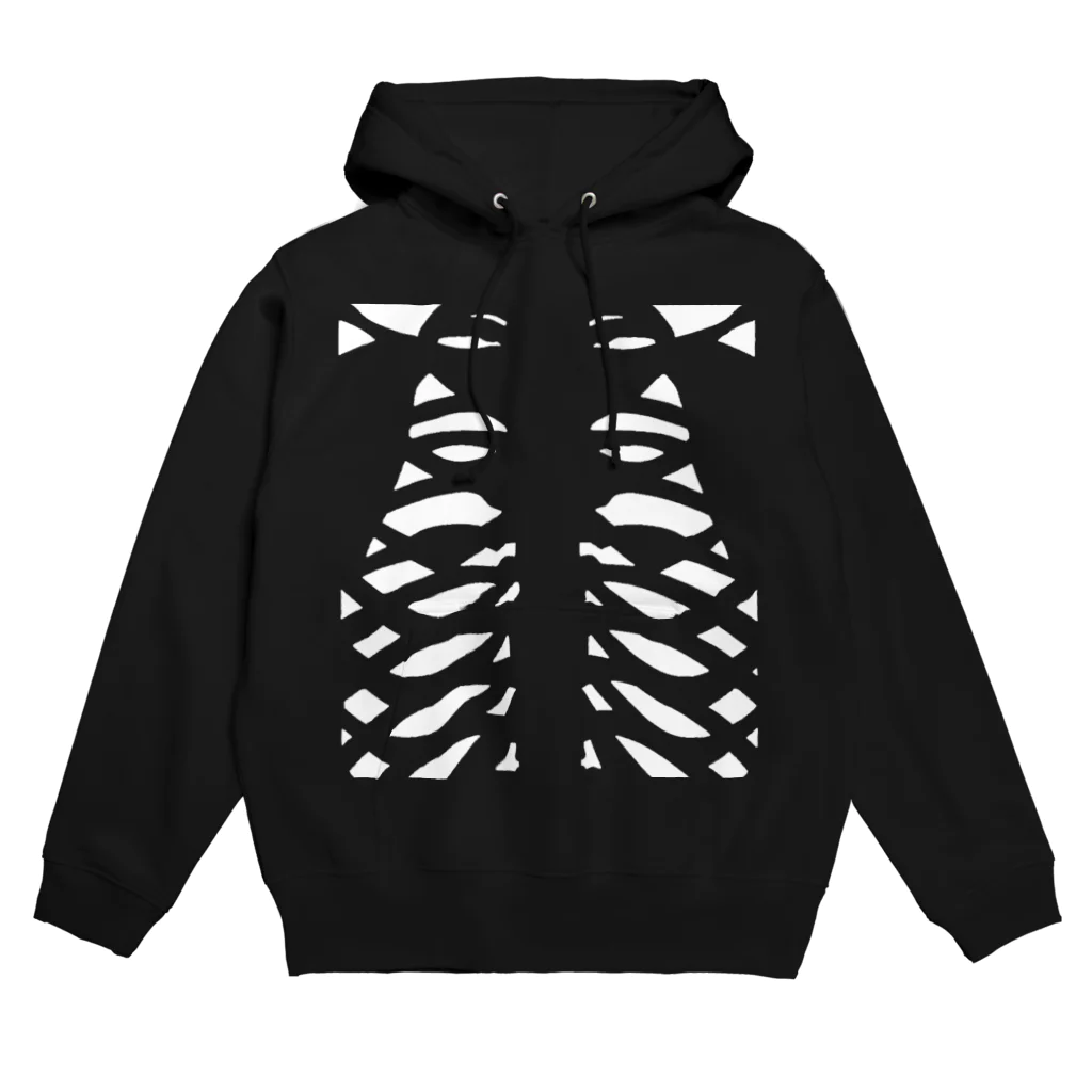 もちさんのskeleton bone Hoodie