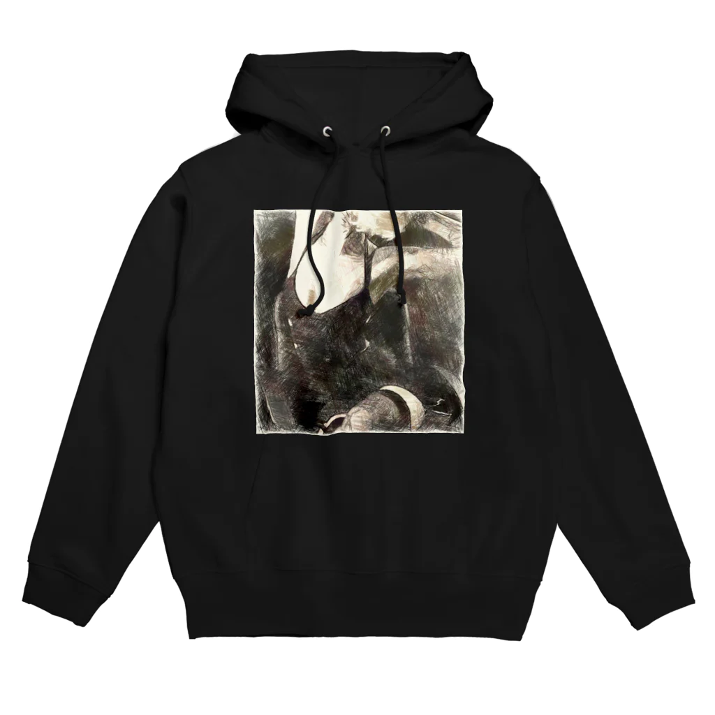 Lost'knotのBLACK CALL GIRL Hoodie