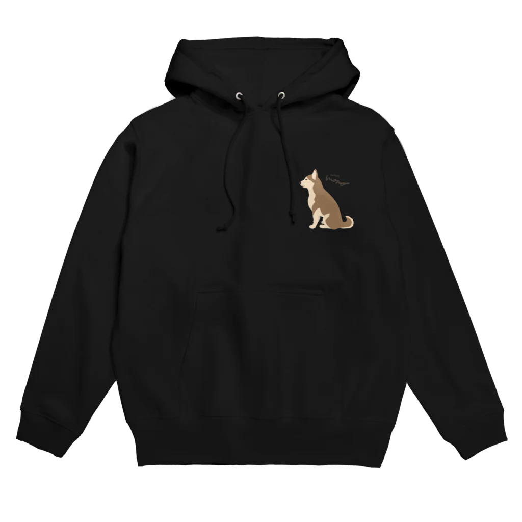 3びきのおいぬさまのshibainu momo Hoodie