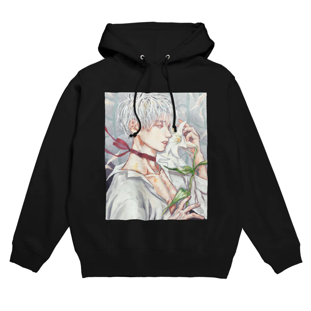 oyの花と男の子 Hoodie