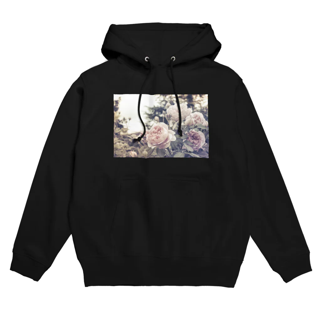 鈴屋の気まぐれ品の淡い薔薇 Hoodie