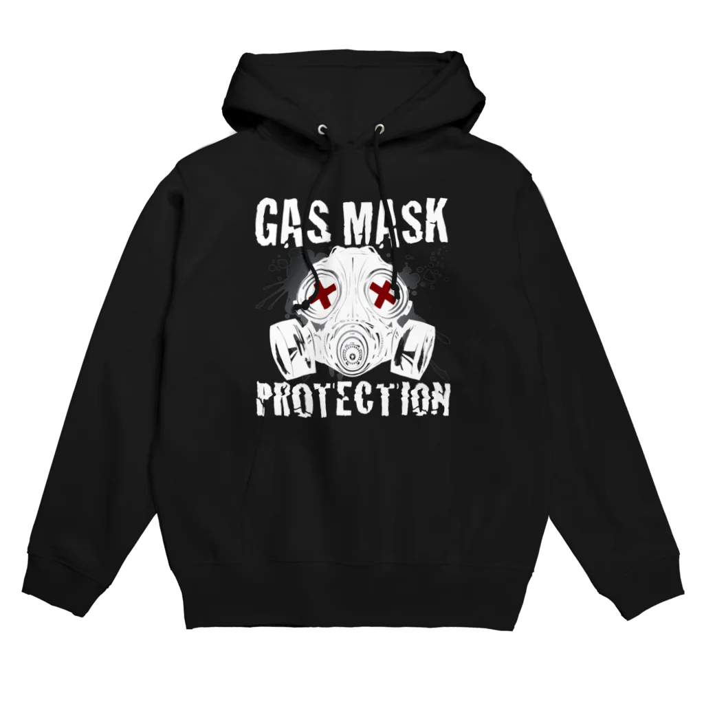 AURA_HYSTERICAのGAS_MASK_PROTECTION パーカー