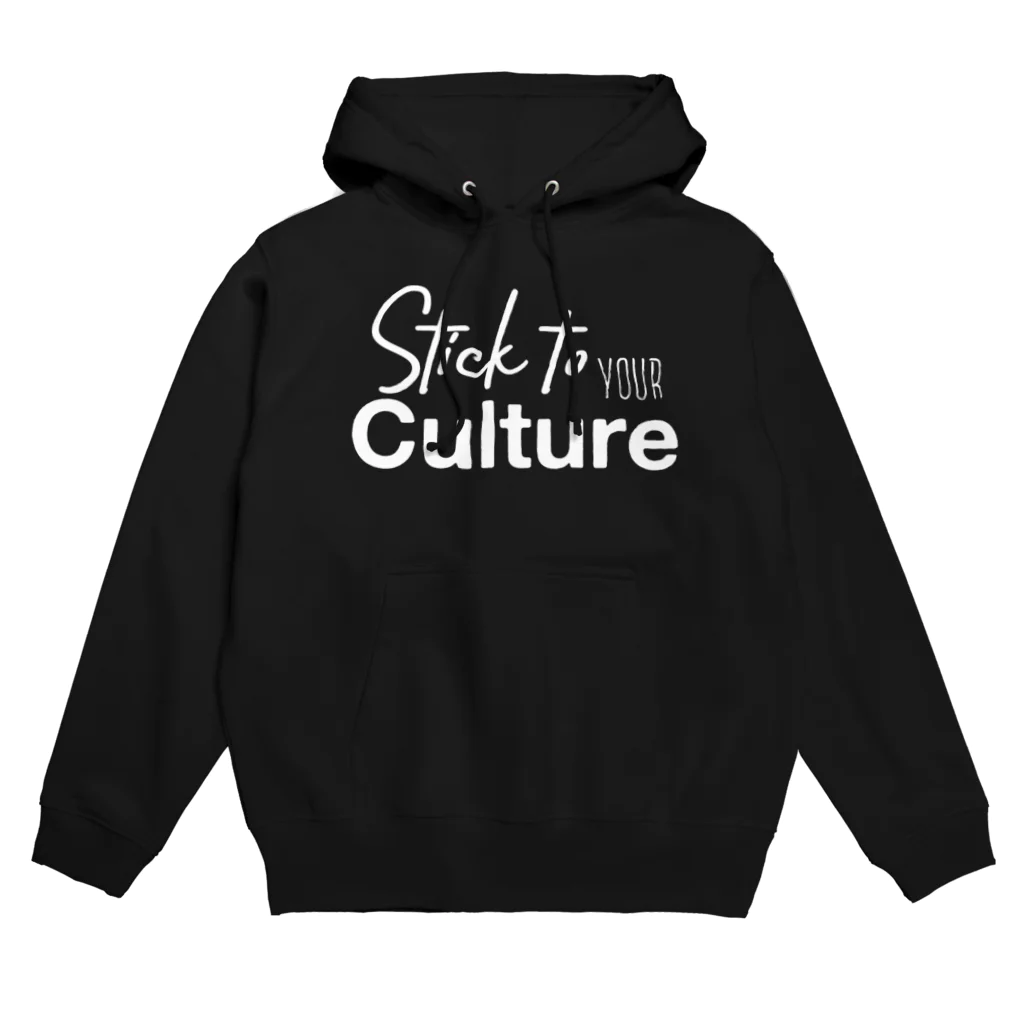 Stick To Your CultureのSTYC WHITE logo Hoodie