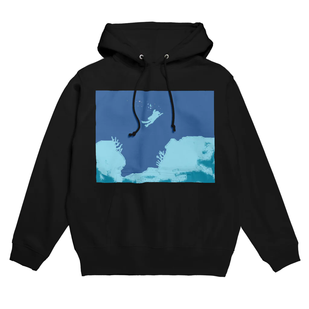 アメリカンベース の海底の神秘　絵画 Hoodie