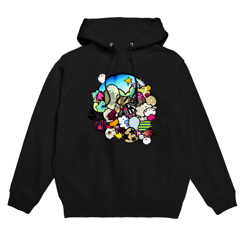 黒葉ロンのガヤガヤ Hoodie