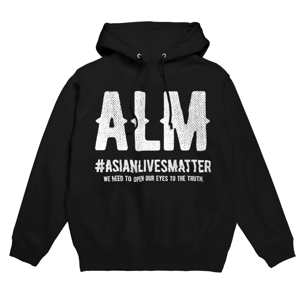 SANKAKU DESIGN STOREのAsian Lives Matter。 白 パーカー