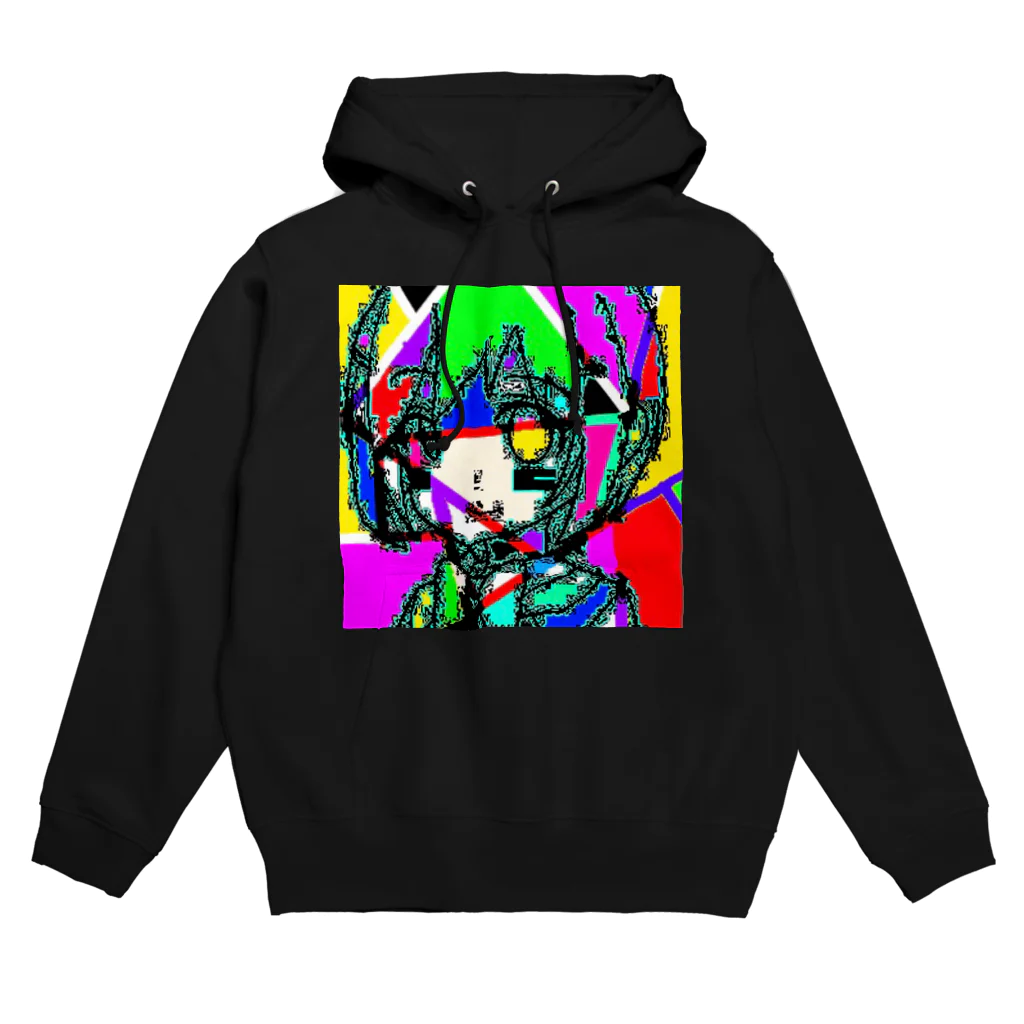 陛下ちゃんのサイケ少女 Hoodie