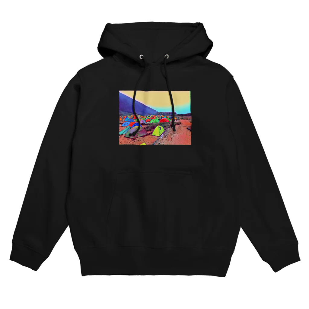 BjjBa4のカラフルテント Hoodie